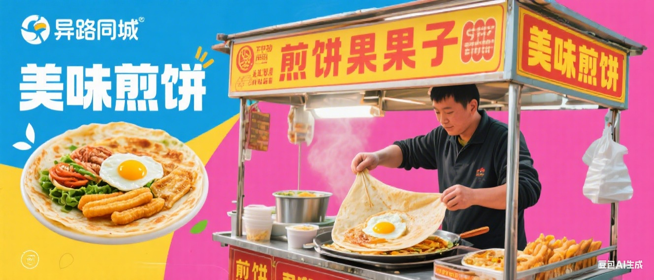 流动美食摊位